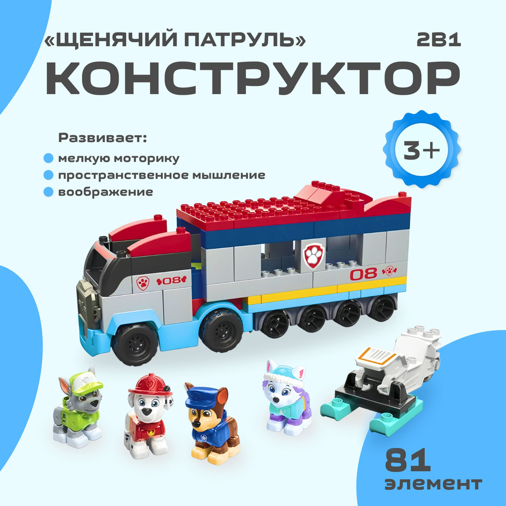 Конструктор MEGA PAW Patrol PAW Patroller (HJN73) #1