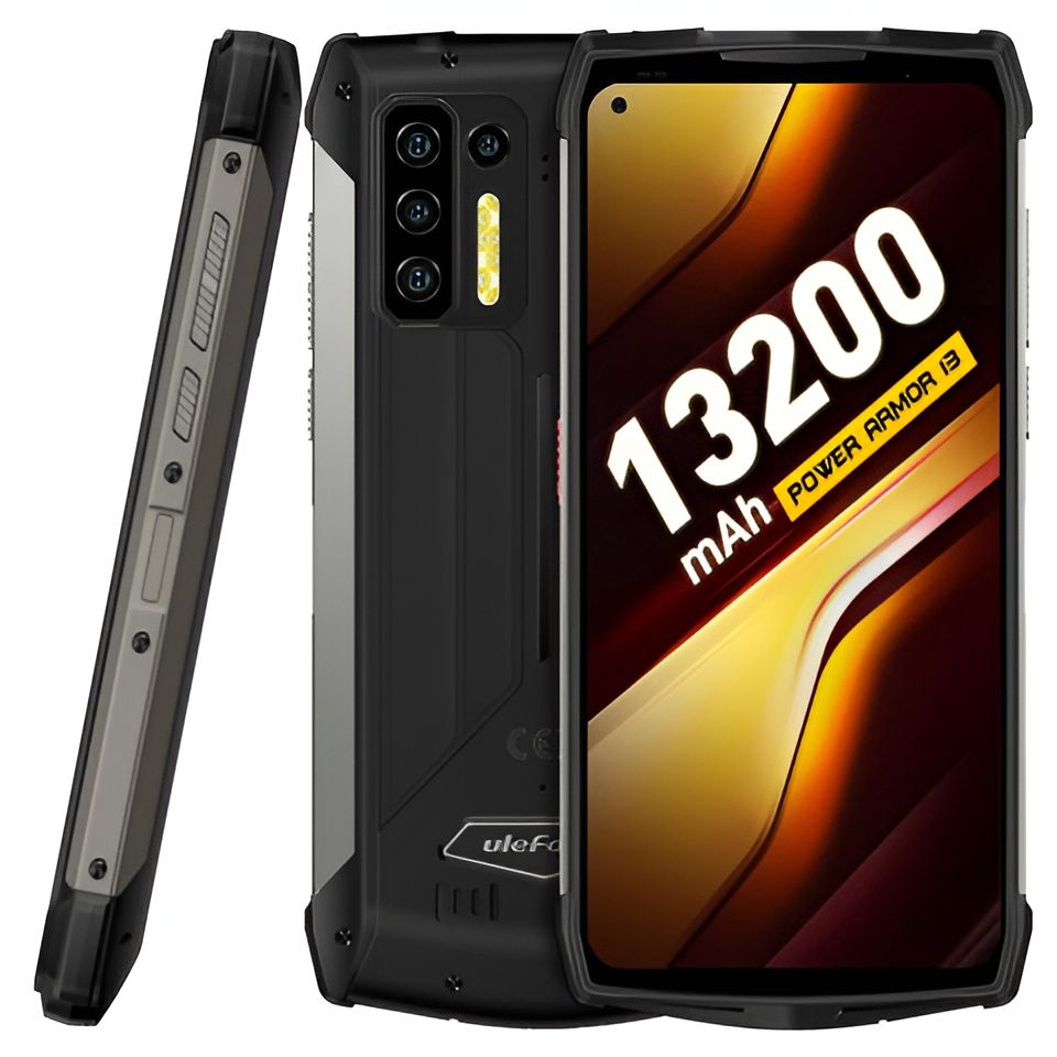 ULEFONE Смартфон Смартфон Ulefone Power Armor 13 Android 11, 8/256ГБ, противоударный телефон с большим #1