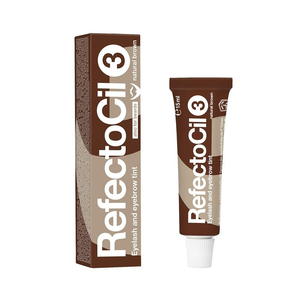 RefectoCil Henna Краска для бровей и ресниц Brown 3 Коричневая, 15 мл  #1