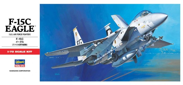 Сборная модель истребителя ВВС США F-15C Eagle (1/72) 00336 Hasegawa С6  #1