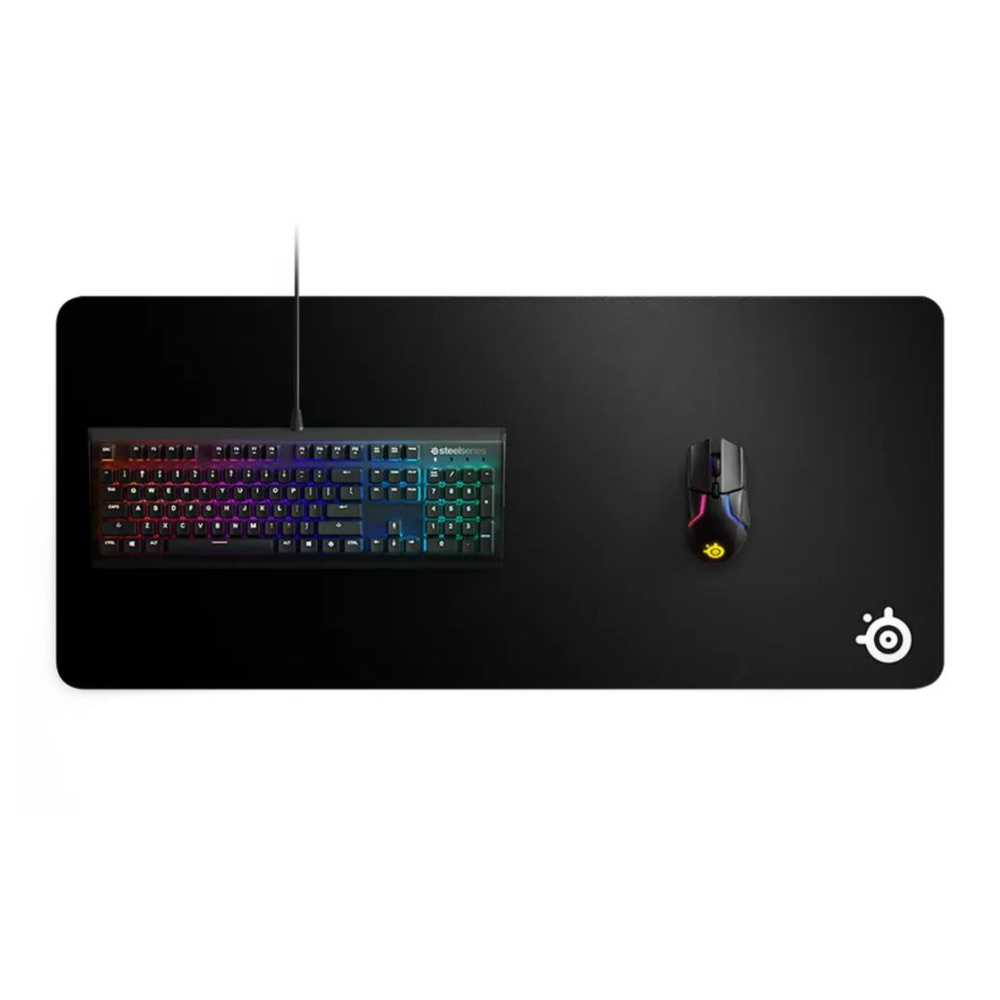 SteelSeries Игровой коврик для мыши Qck Heavy, XXL, черный #1