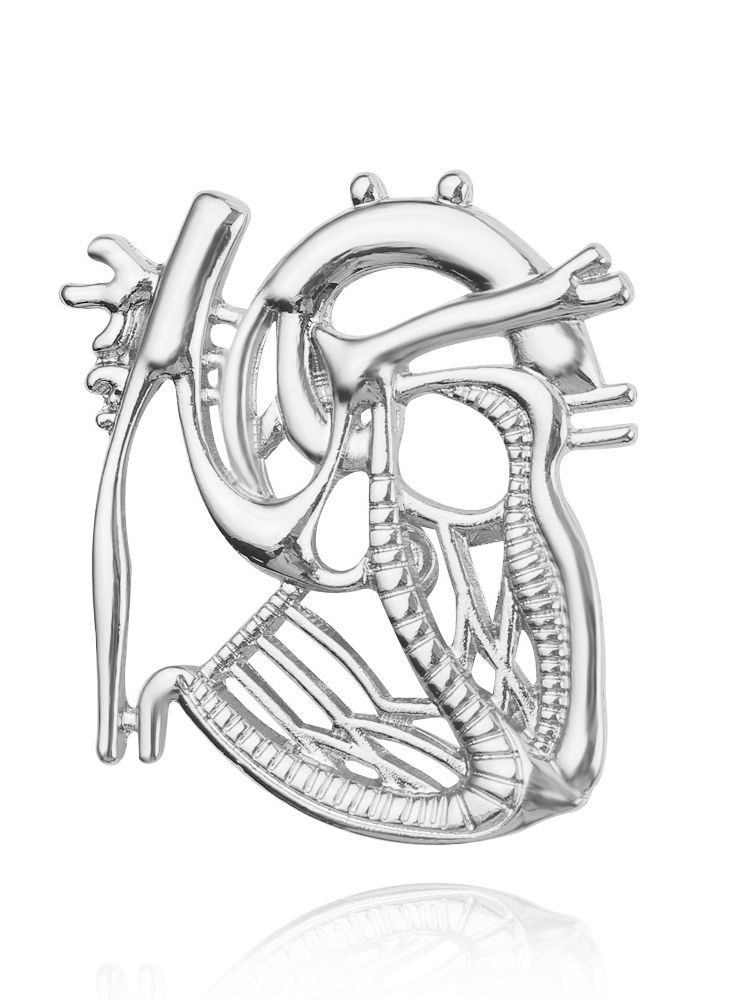 Брошь сердце, значёк медицинский, металлическая, подарок для медиков  #1