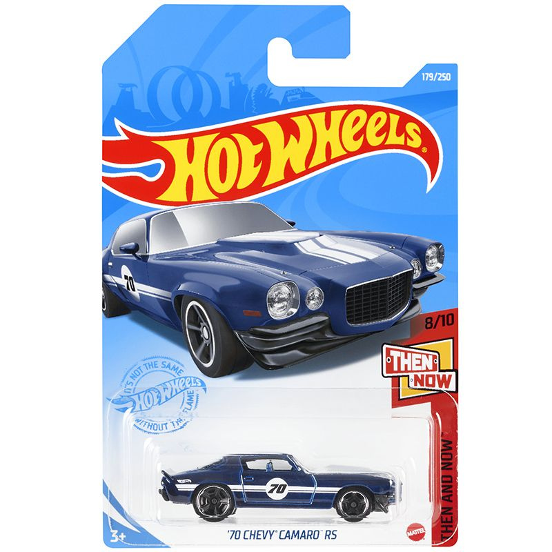 Машинка Mattel Hot Wheels 2021 C4982 70 Chevy Camaro Rs Blue #1