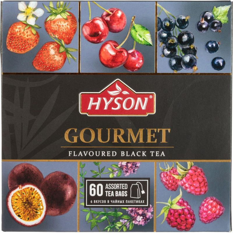 Hyson Чай черный Gurmet Tea Collection 60 пакетиков x 1.5 гр #1