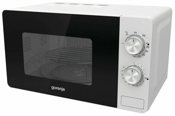 Микроволновая печь GORENJE 20L SOLO BL/W MO20E2W 733235 #1