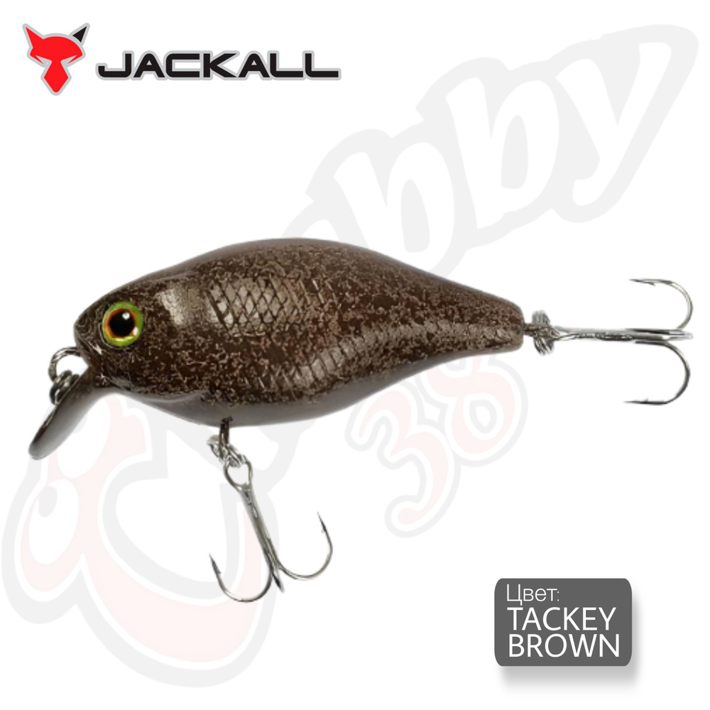 Воблер JACKALL Chubby 38 цв. tackey brown #1