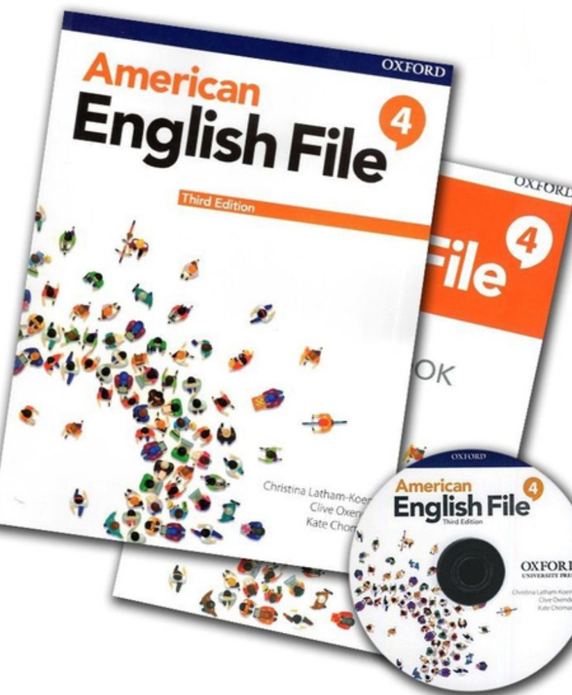 American English File 4, Third Edition(Третье издание), ПОЛНЫЙ КОМПЛЕКТ: Student's Book + Workbook + #1