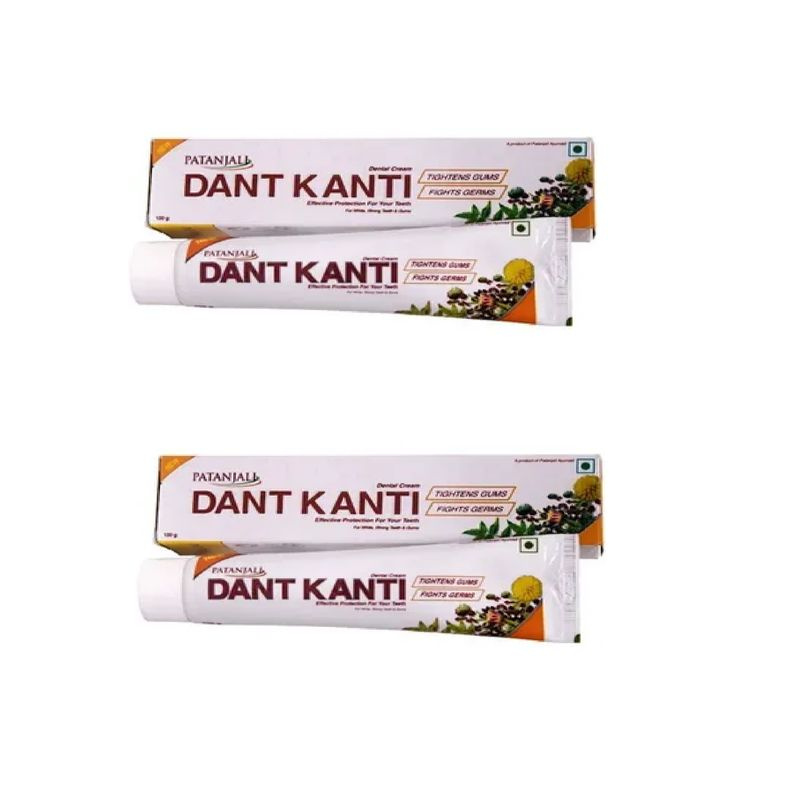 Patanjali Зубная паста аюрведическая на травах, Dant Kanti Natural Toothpaste, Дент Канти, 40г, 6 уп #1