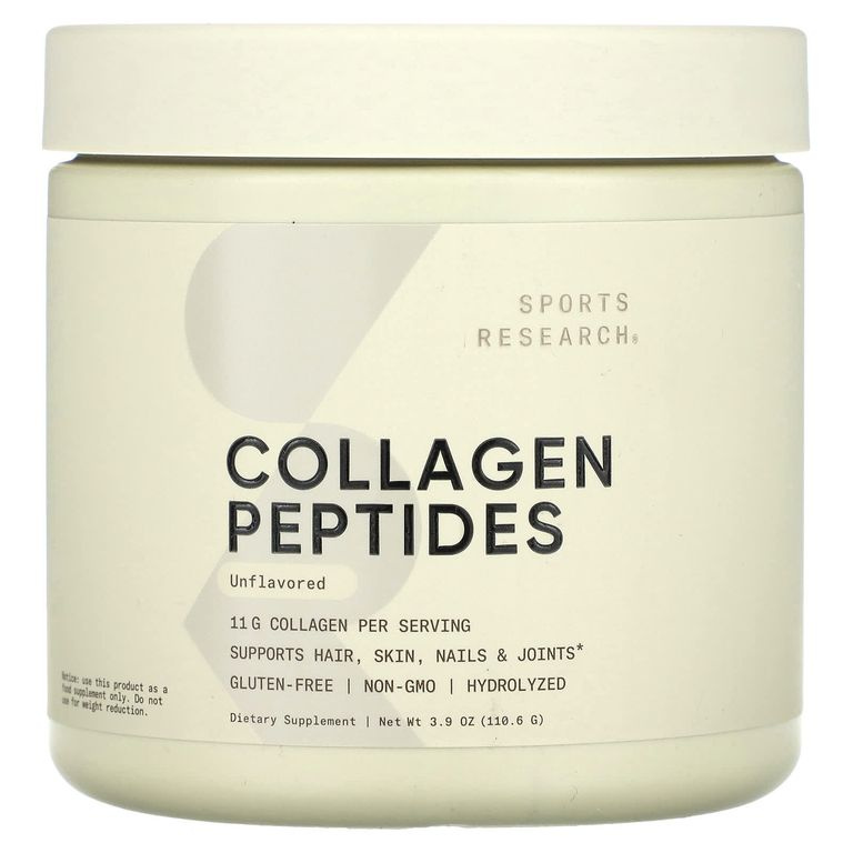 Sports Research Collagen peptides, Коллаген 110 грамм #1