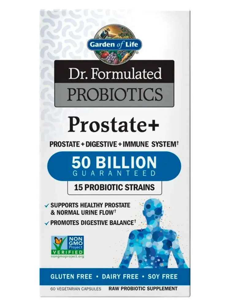 Пробиотики для простаты Prostate+ 60 вегитарианских капсул #1