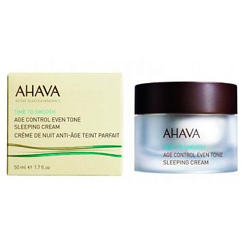 Крем Ahava Time To Smooth Age Control Even Tone Sleeping Cream #1