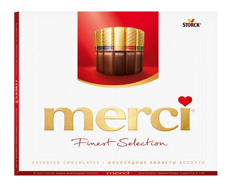 Набор шоколадных конфет Merci Finest Selection Ассорти, 250г #1