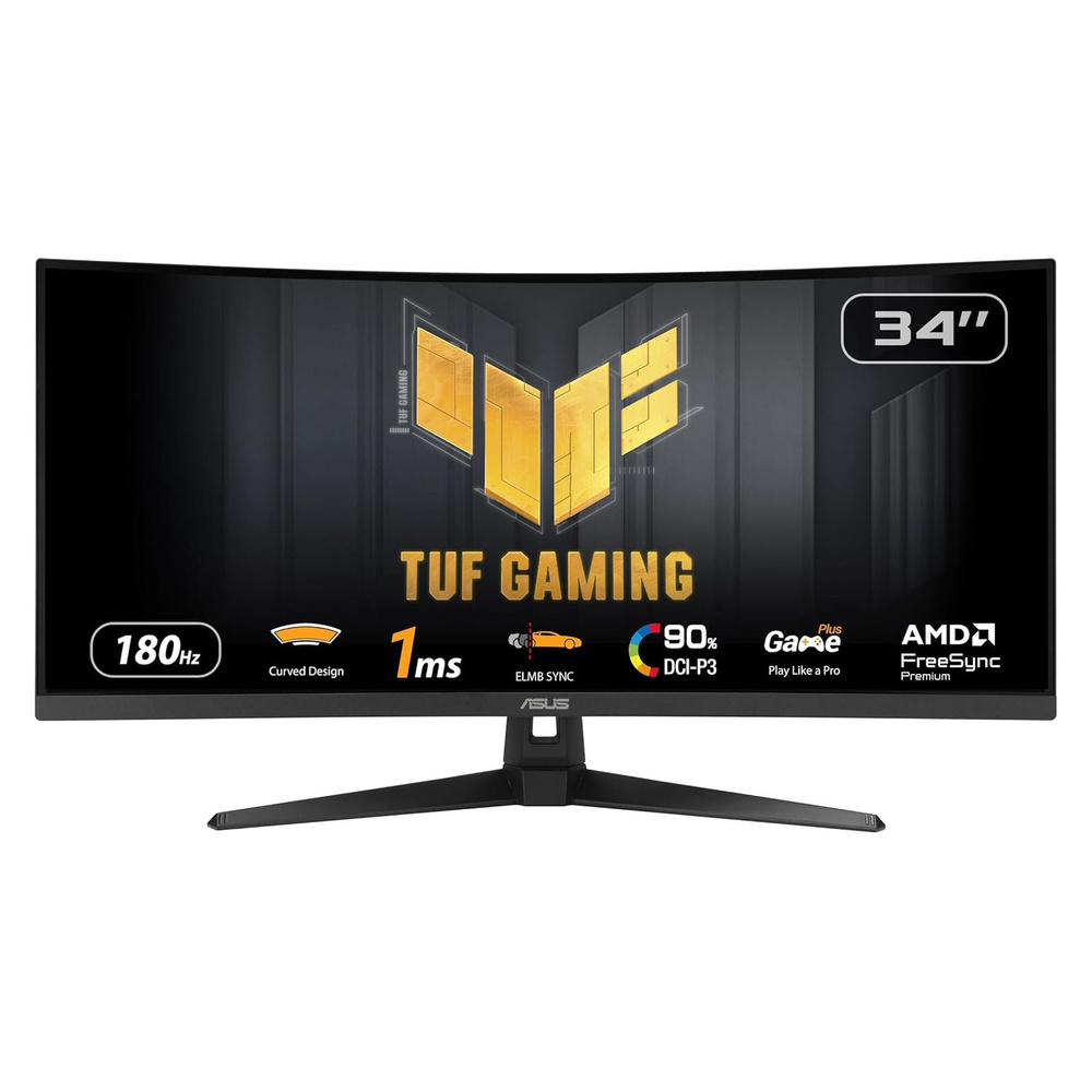 ASUS 34" Монитор TUF Gaming VG34VQ3B (90LM0AA0-B01170), черный #1