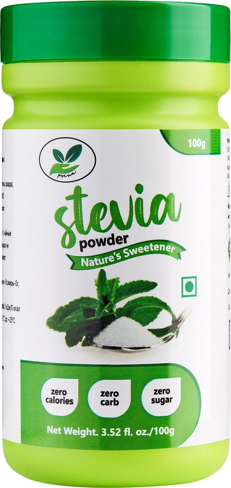 Сахарозаменитель Stevia / Стевия Nature's Sweetener порошок 100г / подсластитель  #1