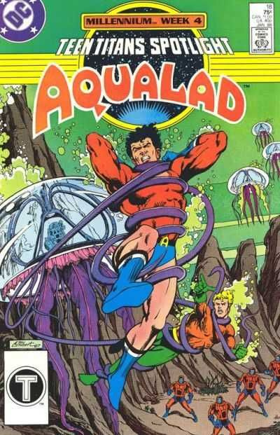 Teen Titans Spotlight #18 Aqualad, 1988. Оригинальный комикс на английском языке.  #1