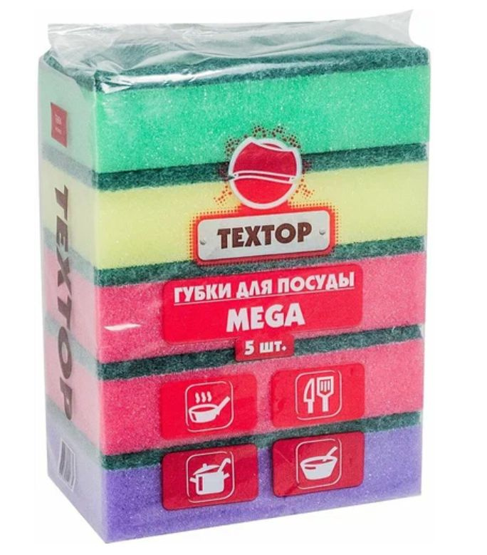 TEXTOP Губка, Полиуретан, 5 шт. #1