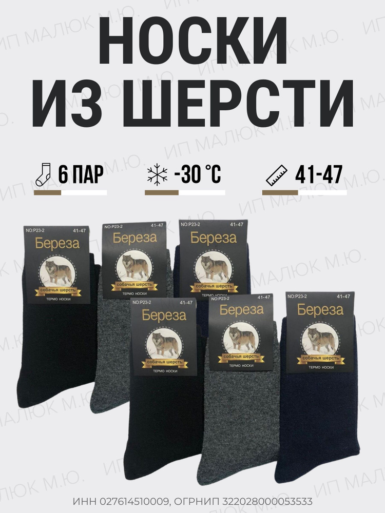 Носки Мужские, 6 пар #1