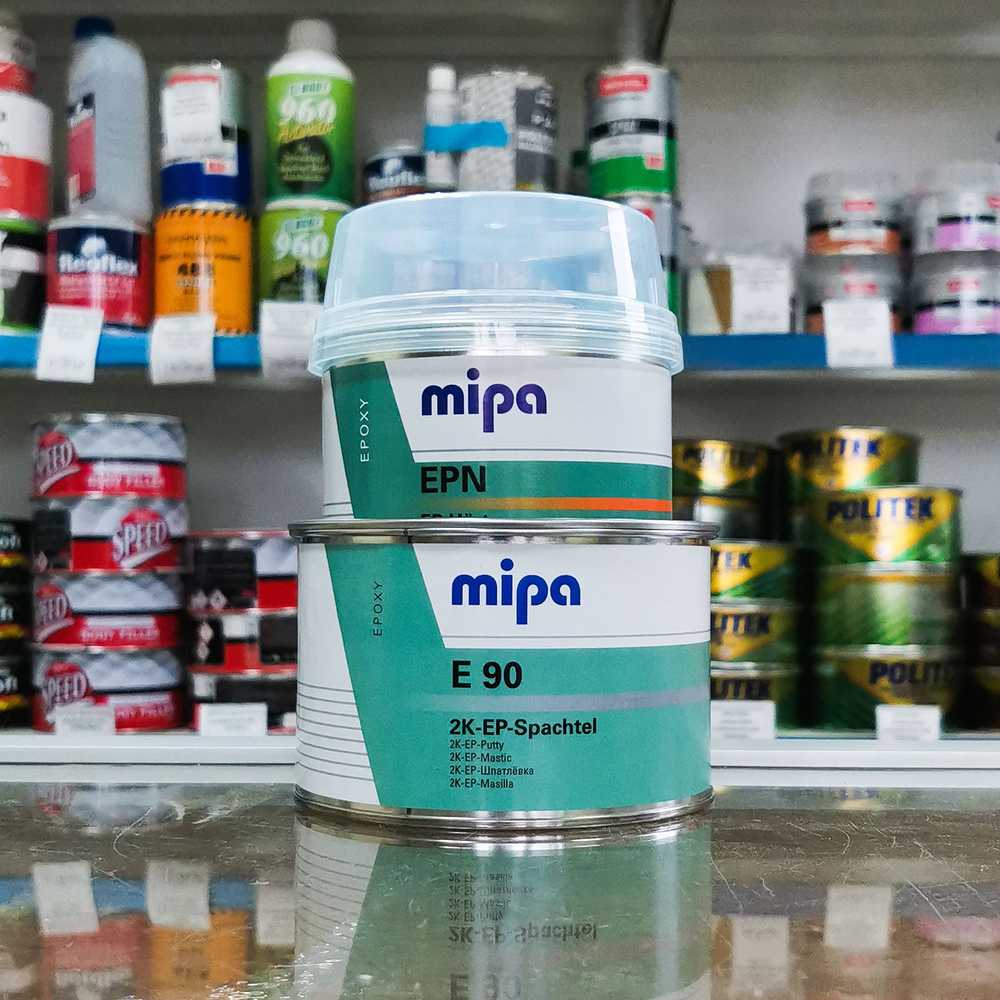 Шпатлёвка эпоксидная MIPA E90 2K-Epoxy-Spachtel (1кг + 0,5кг) #1