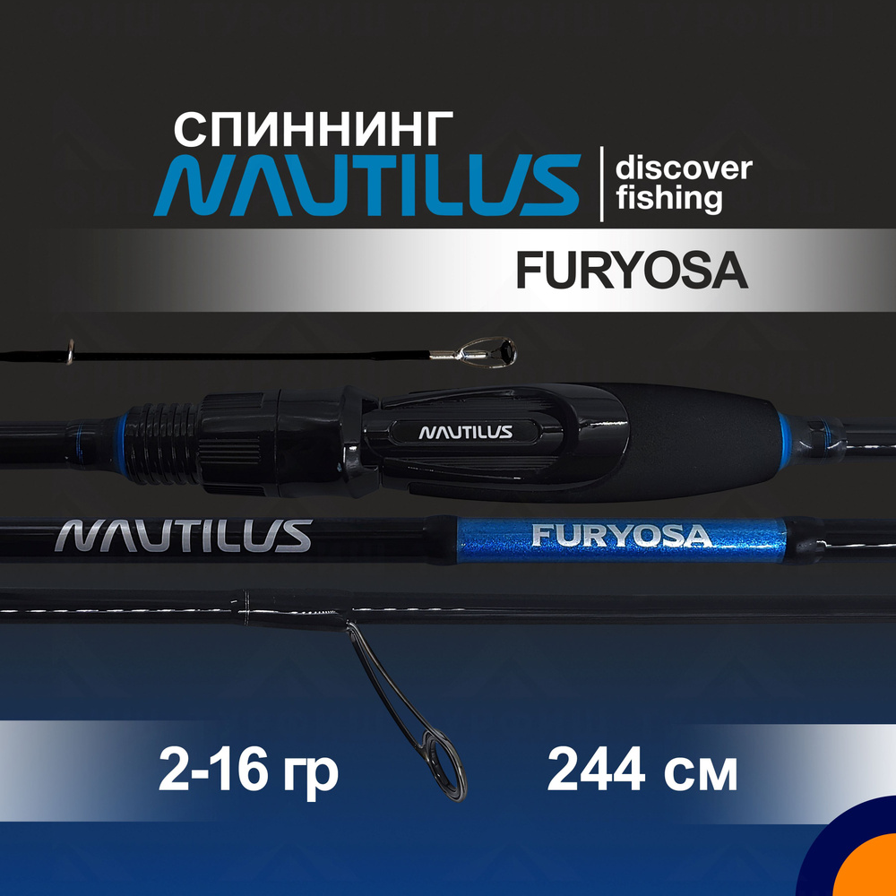 Спиннинг NAUTILUS FURYOSA 2-16 гр. 2,44 м для рыбалки #1