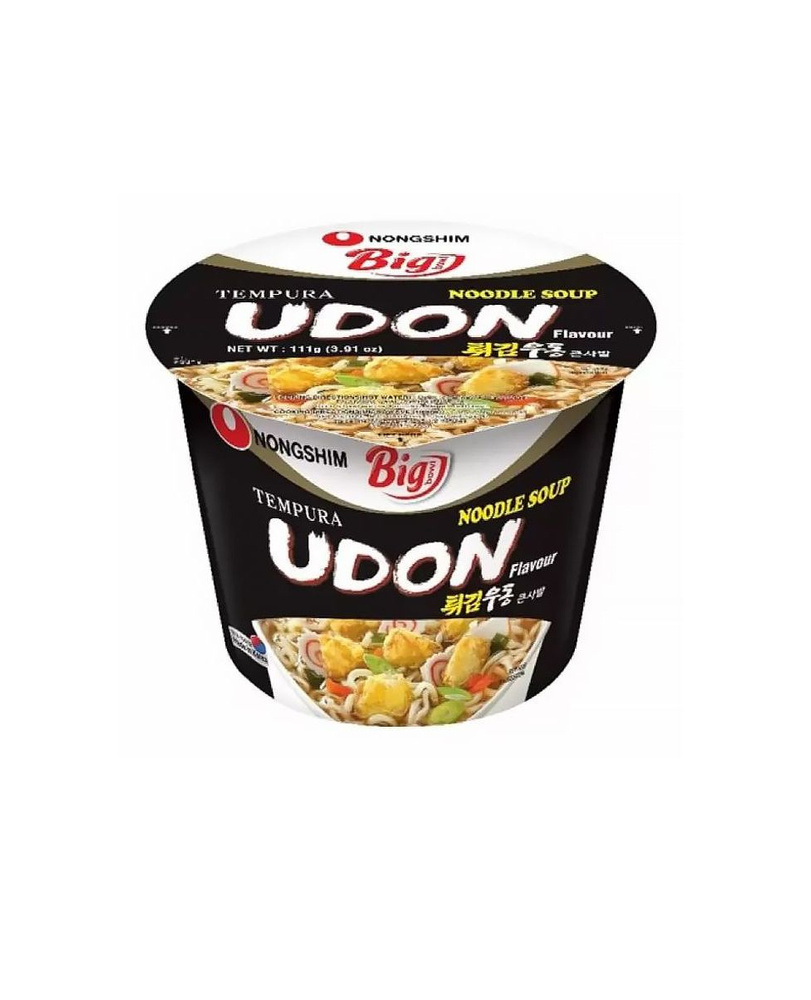 Лапша быстрого приготовления Удон темпура, Nongshim, 111 г, Южная Корея  #1