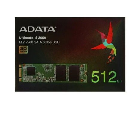 ADATA 512 ГБ Внутренний SSD-диск 512 ГБ SSD M.2 накопитель ADATA Ultimate SU650 (ASU650NS38-512GT-C) #1