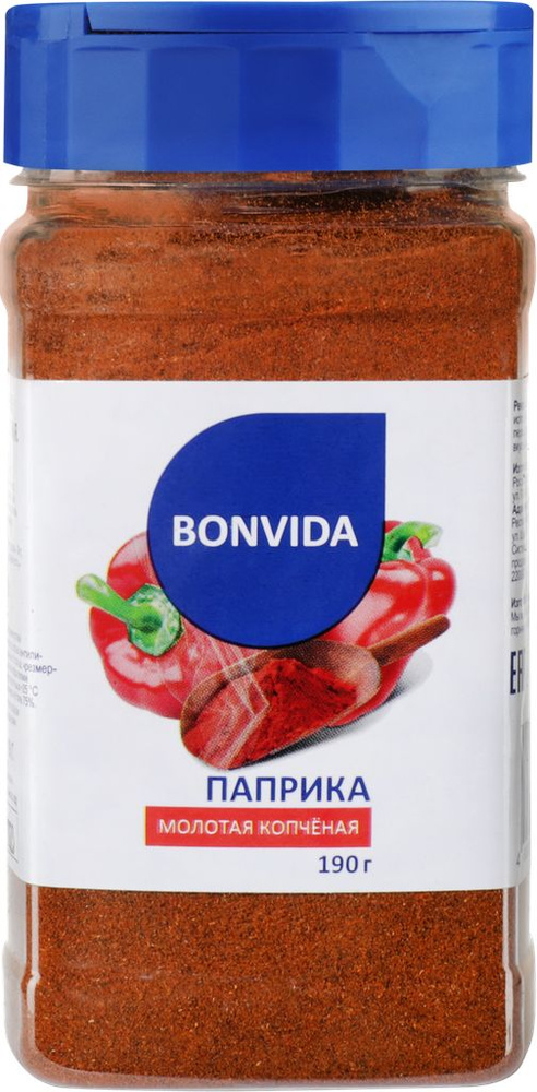 Паприка копченая BONVIDA молотая, 190г #1