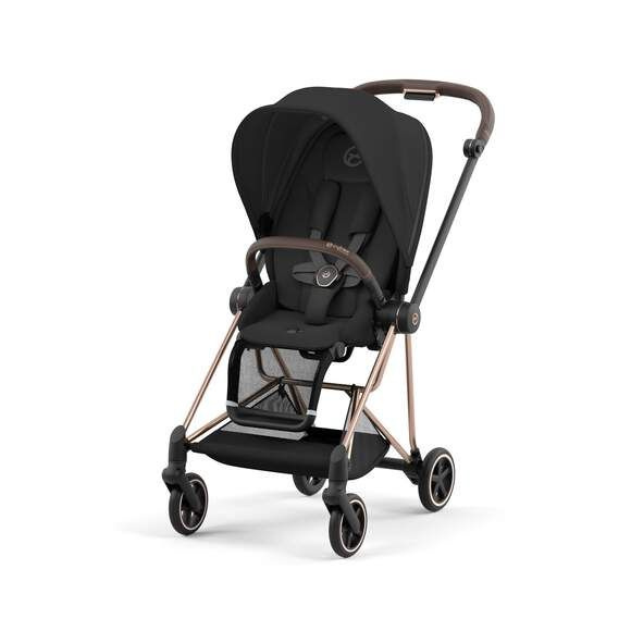 Прогулочная коляска Cybex Mios Sepia Black, шасси Rose Gold #1