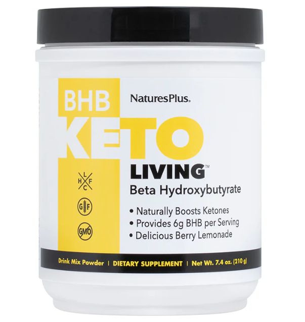 Спортивное питание BHB Keto Living 210 g (Beta Hydroxybutyrate) (NaturesPlus) #1