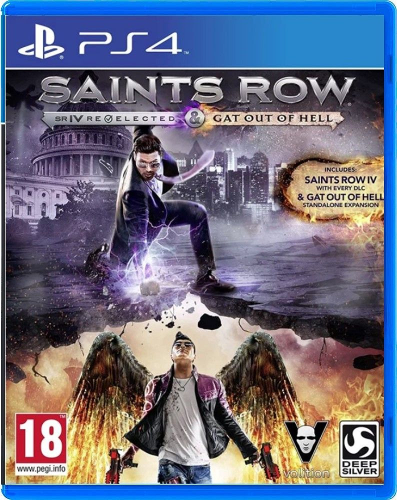 Игра Saints Row IV: Re-Elected + Gat out of Hell (PlayStation 4, Русские субтитры)  #1