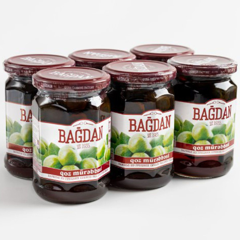 Варенье из грецких орехов Bagdan, 390 г х 6 шт #1