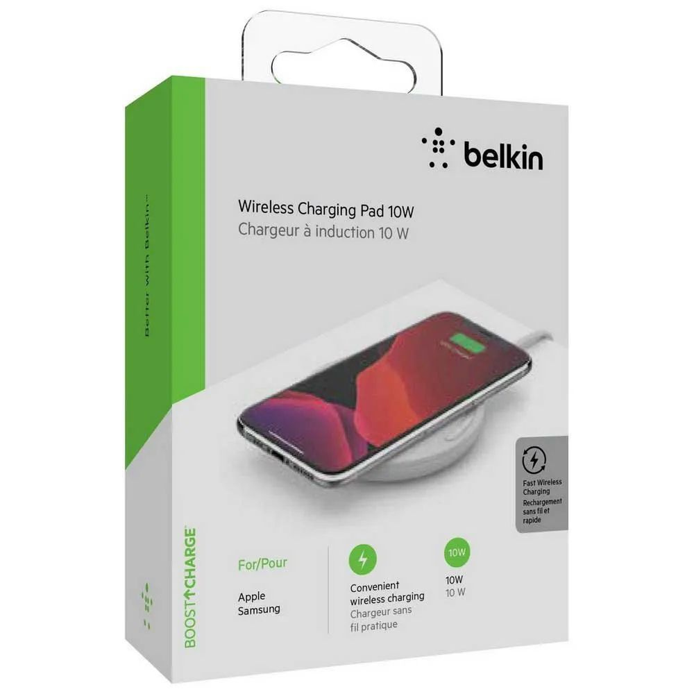 Беспроводное зарядное устройство Belkin 10W для Apple/Samsung/Xiaomi/Redmi/Poco  #1