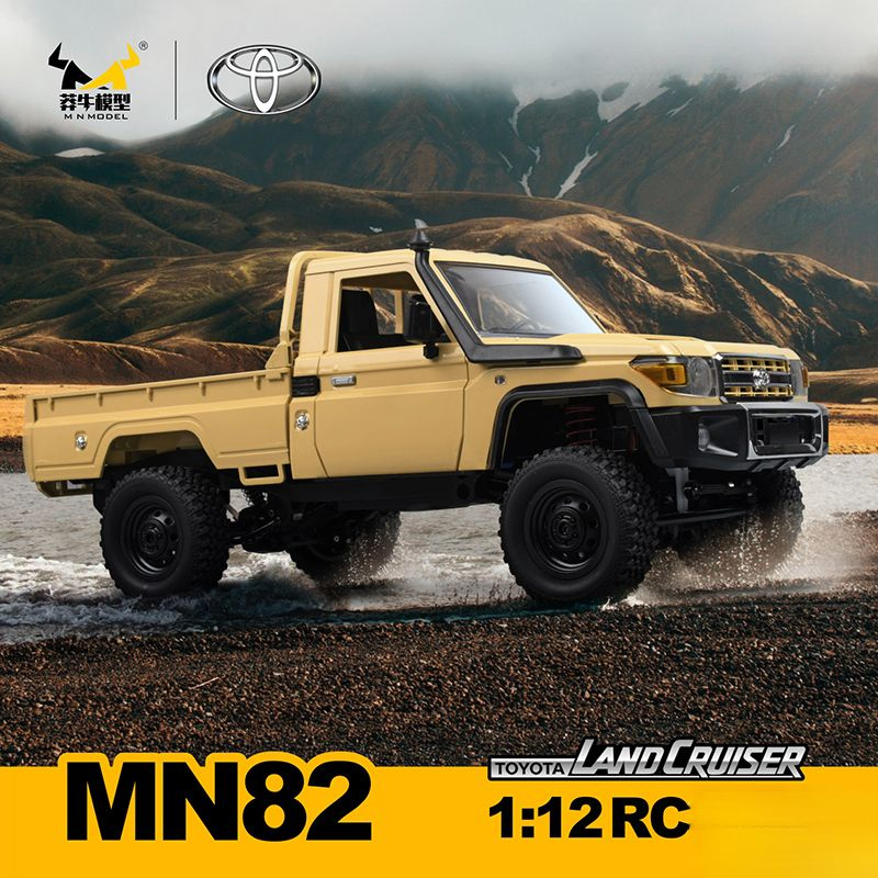 Радиоуправляемая машина MN-82 Пикап Toyota Land Cruiser 4WD масштаб 1:12  #1