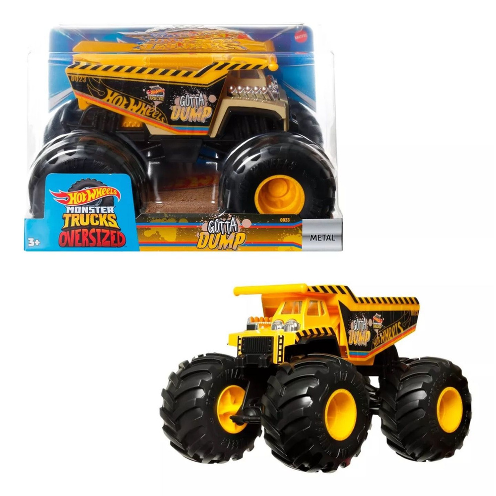 HKM51 Hot Wheels машинка металлическая Monster Trucks ; Монстр-трак коллекционная масштабная модель 1:24 #1