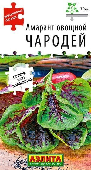 Амарант овощной Чародей. Семена. Эксклюзивный сорт овощного амаранта с двухцветной окраской листьев. #1