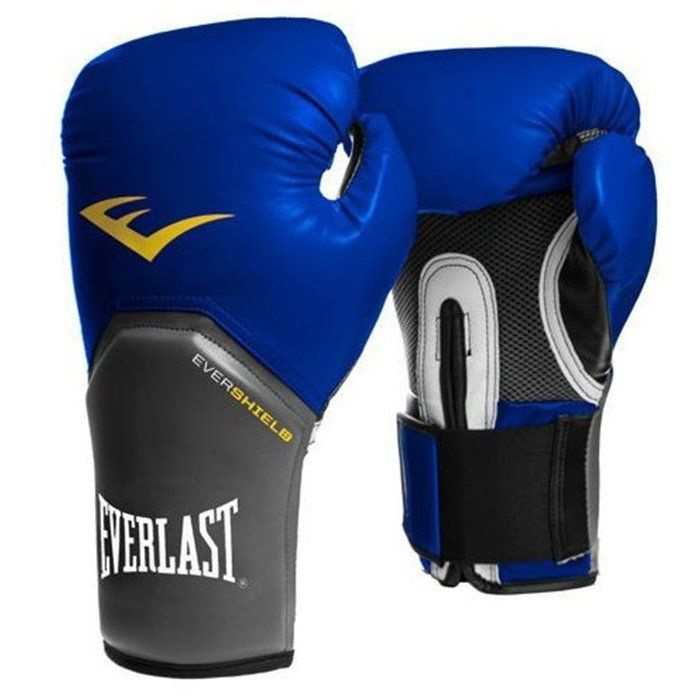 Боксерские перчатки Everlast Pro Style Elite синие #1