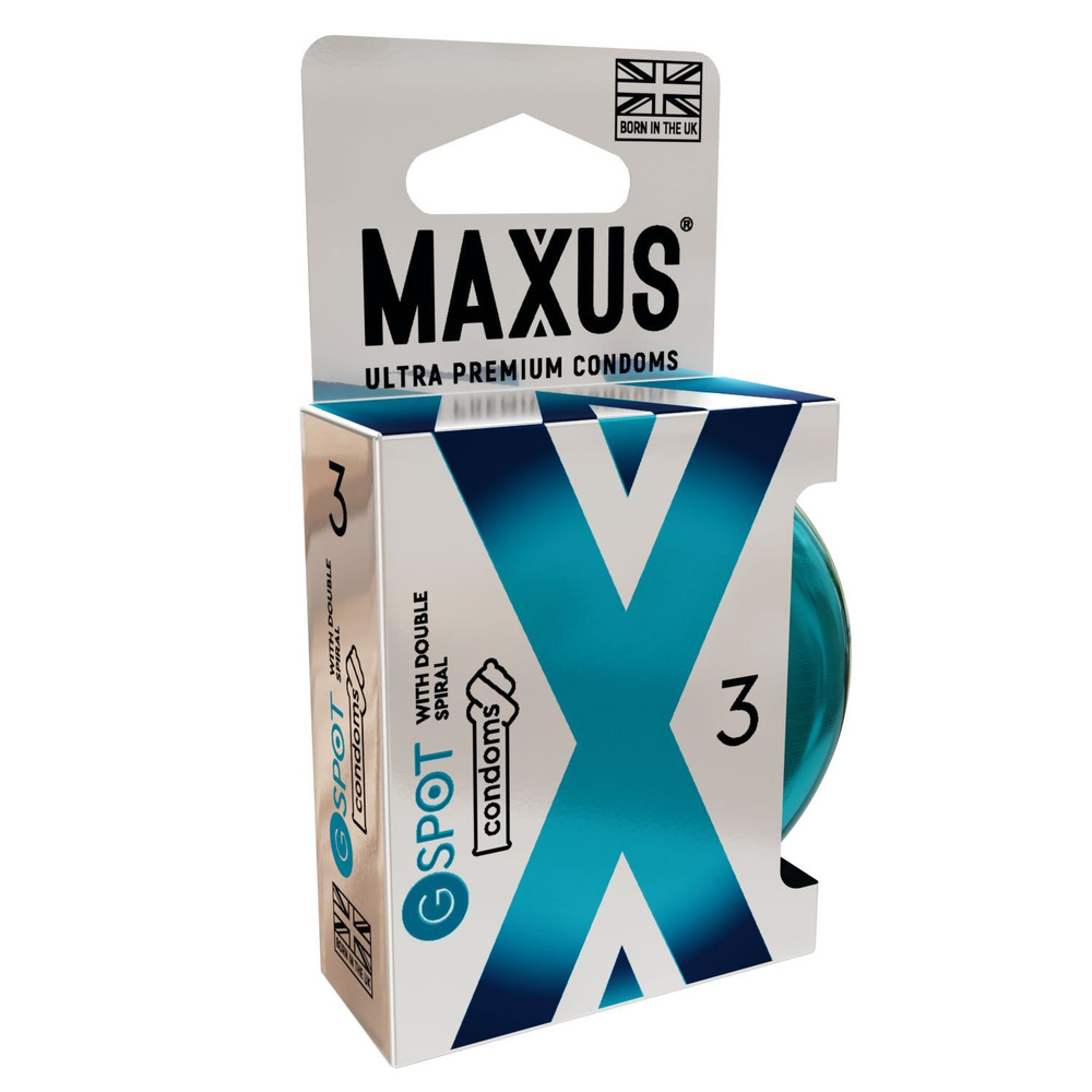 Презервативы Maxus G spot с двойной спиралью - 3 шт. #1