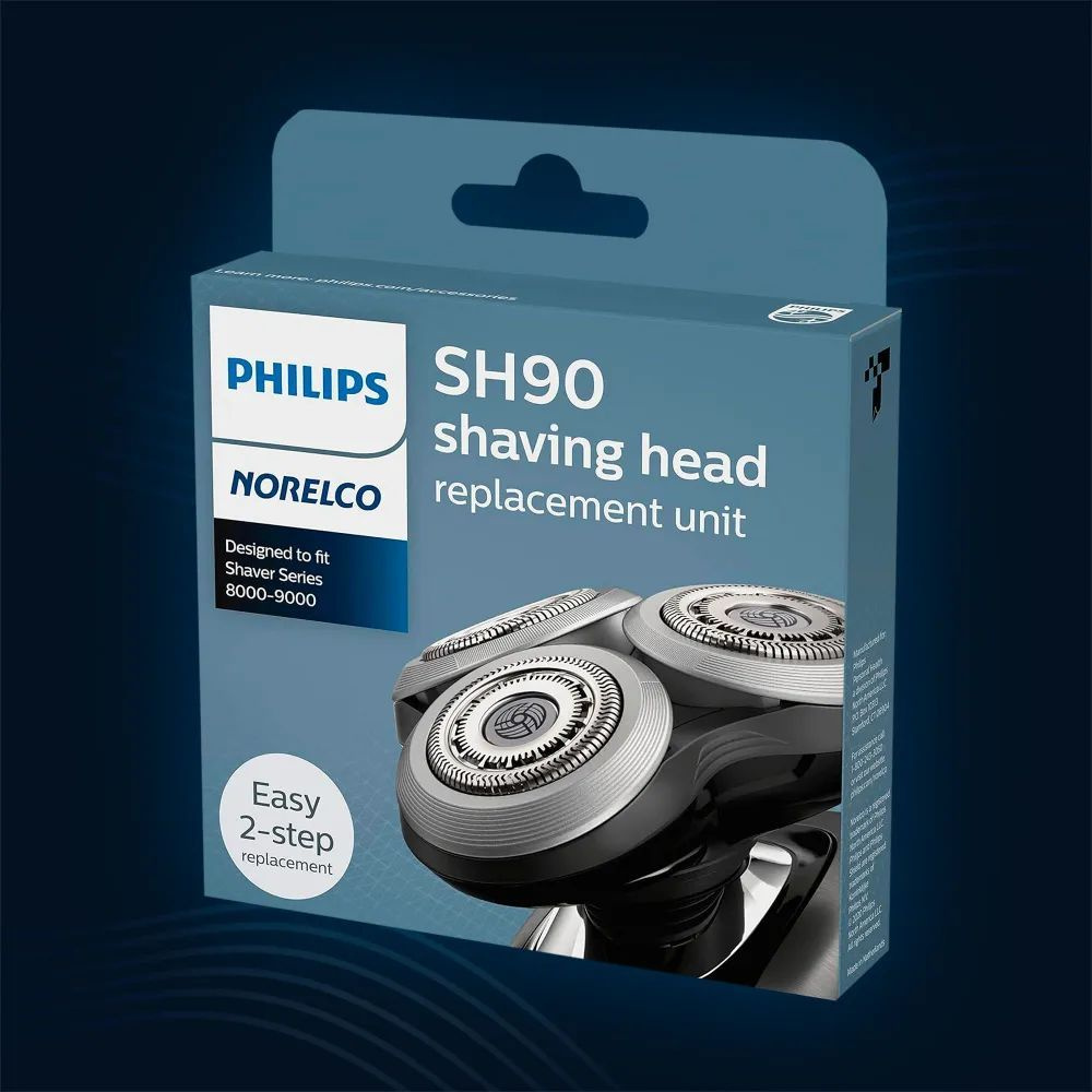 Бритвенные головки Philips SH90 V-track Precision Blades для бритв Philips Series 8900 и 9000  #1