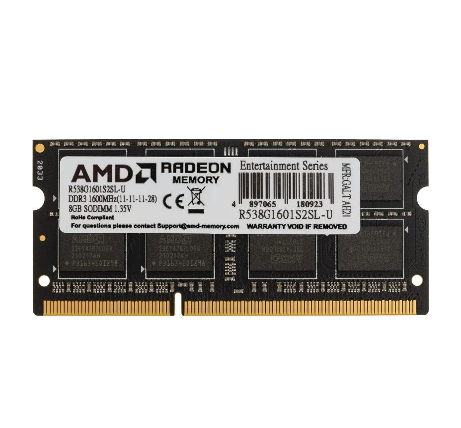 AMD Оперативная память R5 Entertainment 1x8 ГБ (R538G1601S2SL-U) #1