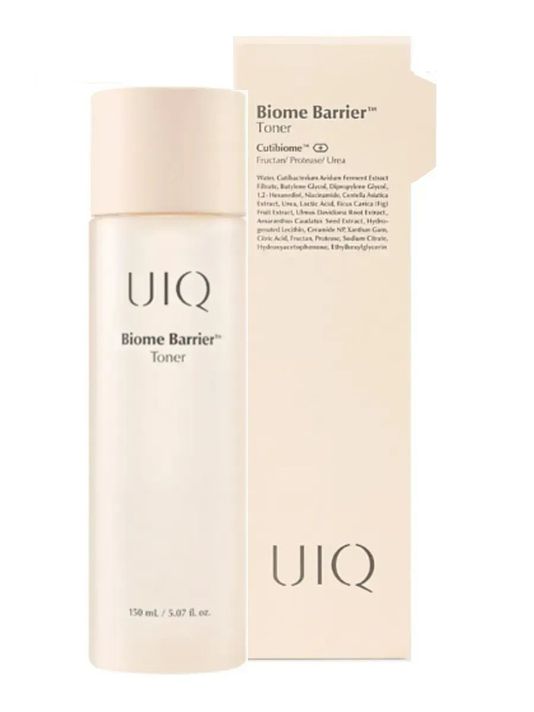 Увлажняющий тонер для восстановления биома кожи UIQ Biome Barrier Toner 150ml  #1