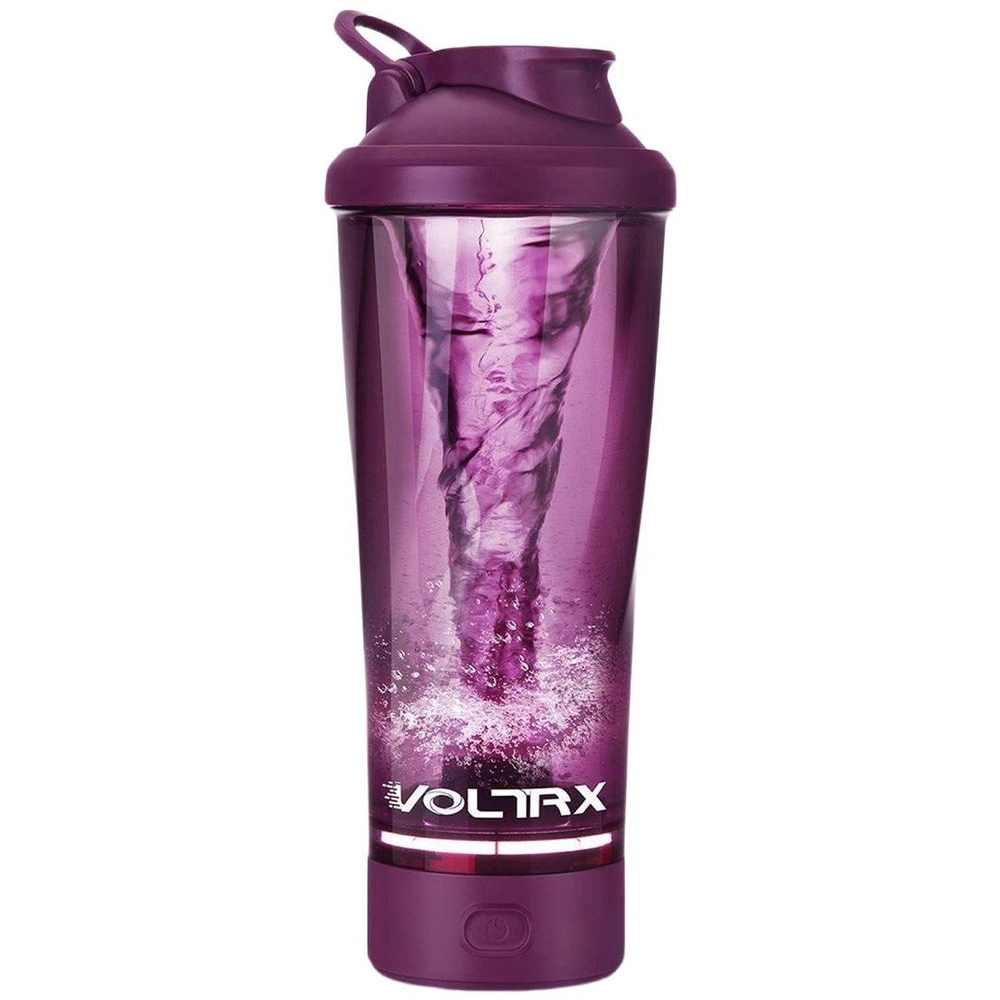 VOLTRX, VortexBoost Electric Shaker Bottle, Электрический спортивный шейкер, фиолетовый, 700 мл (24 унций) #1