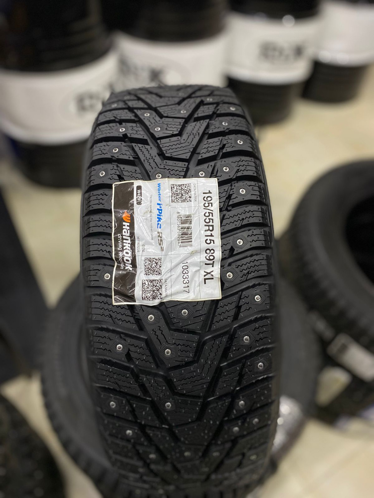 Hankook rs-2 Шины  зимние 195/55  R15 89T Шипованные #1