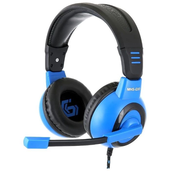 Гарнитура Gembird MHS-G50 Black/Blue #1