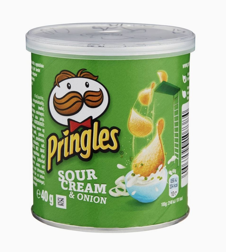 Чипсы Pringles Сметана и лук 40г 1шт #1