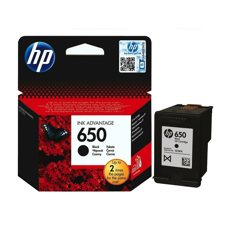 Купить Краску Hp 650 Черный