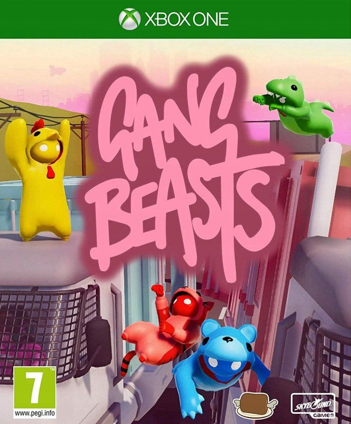 Диск с Игрой Gang Beasts (Xbox One). Новый лицензионный запечатанный диск.