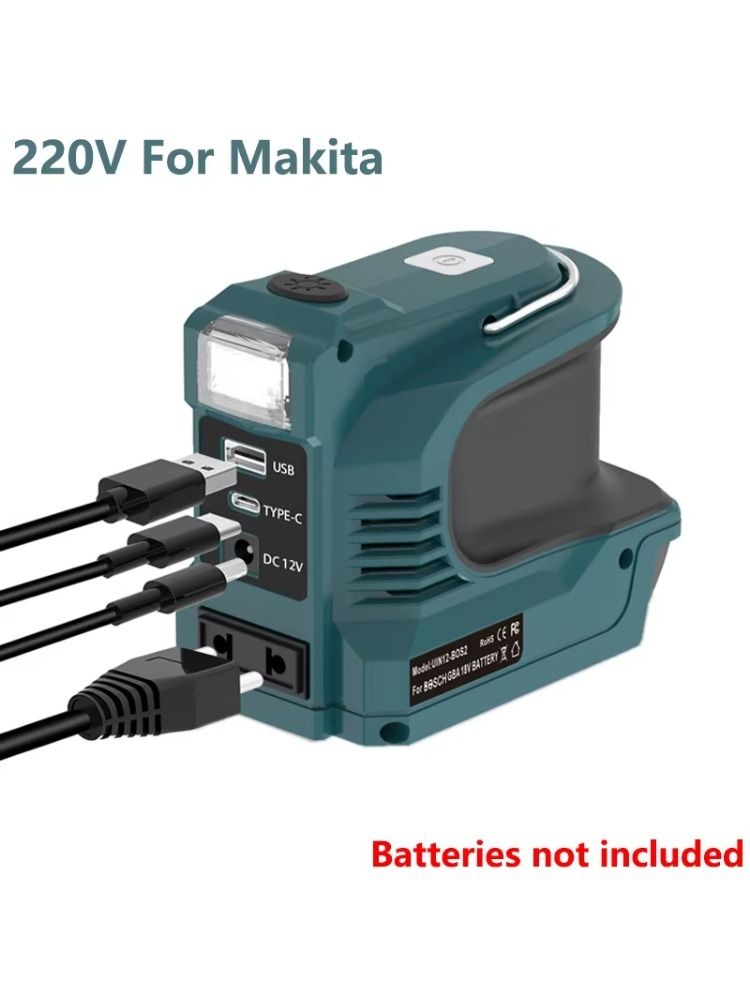 Инвертормощности,DCвAC,180Вт220В,совместимсблокомпитанияMakita18В.