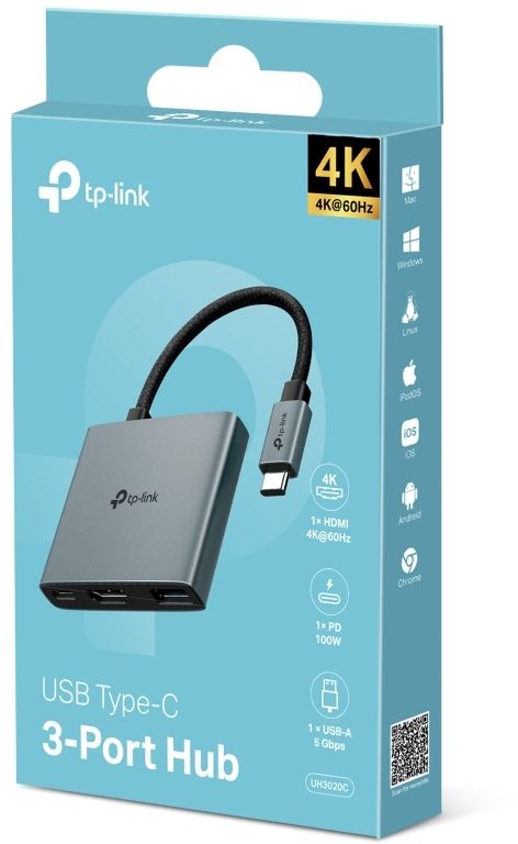 РазветвительUSB-CTP-LinkUH3020Cсерый