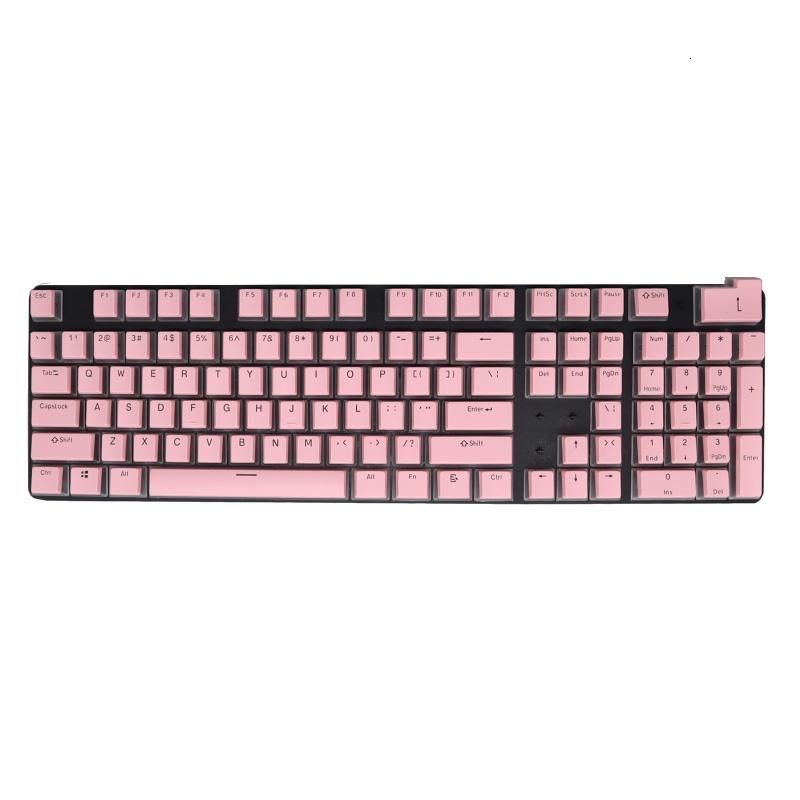 Клавиши104,ABS/PBT,OEM,подсветкаRGB,ПрозрачныйпорошокA