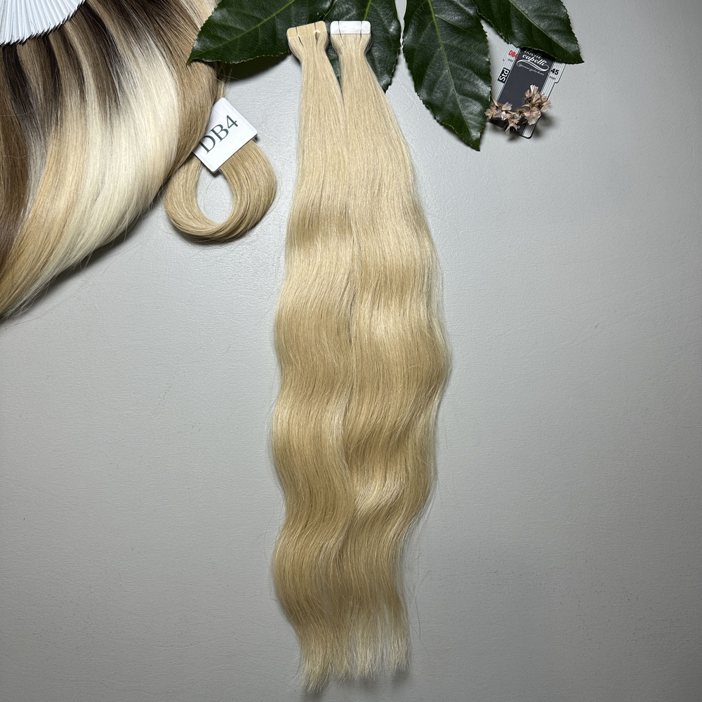 Волосы Belli Capelli славянские стандарт на ленте 2,8см №DB4 45см (20 лент)  #1