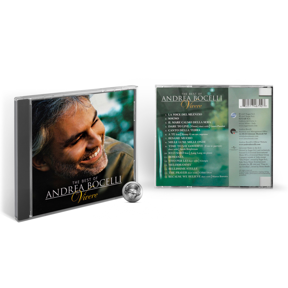 Andrea Bocelli - Vivere - Greatest Hits (CD) 2007 Jewel Музыкальный диск #1